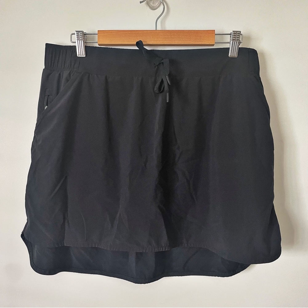 ALL IN MOTION Active Tennis Golf Skort XL in Black